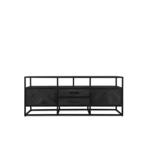 Jax TV-meubel 2 Deurs 2 Laden Zwart 150