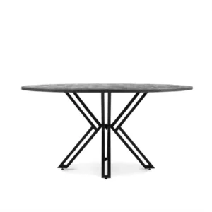 Yana ronde eettafel zwart 140