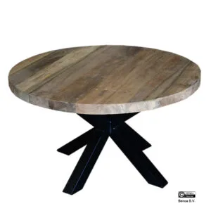 Teakhouten salontafelblad 80