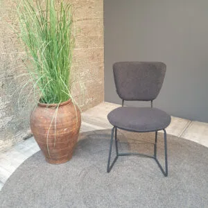 Eetkamerstoel Amy Teddy Antraciet