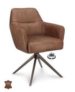 Armstoel lever - Bruin