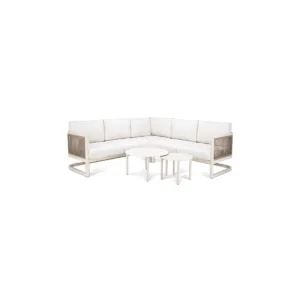 Loungeset - Duko met hoek - Creme