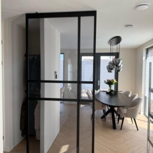 XXL Taatsdeur 120cm breed met smoke glas